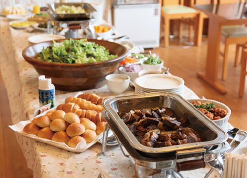 朝食無料サービス