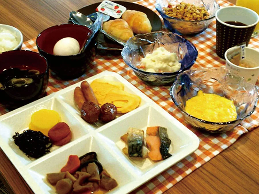 朝食バイキング