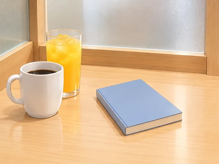 コーヒーとジュース