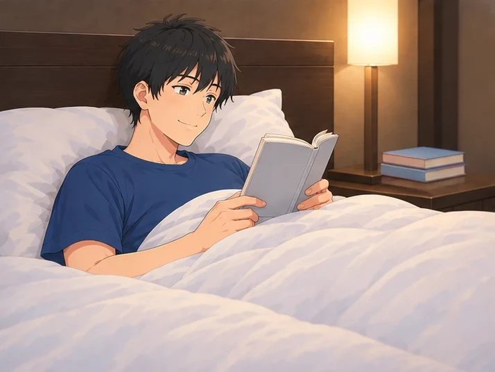 ベッドで深夜まで読む