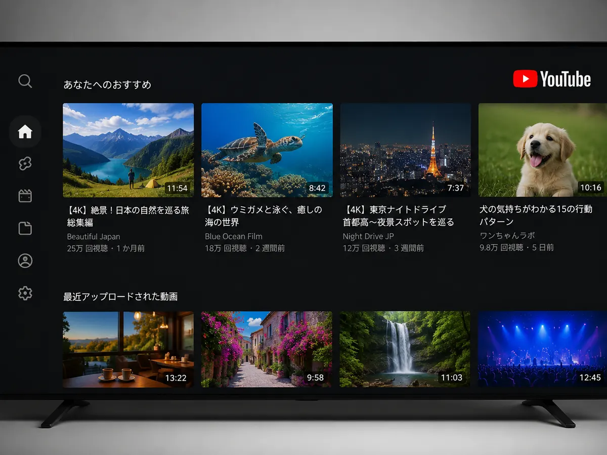 YouTube視聴可能